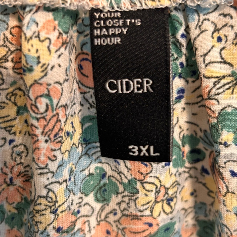 Cider - Floral Women's Sun Dress - Picture 5 of 7